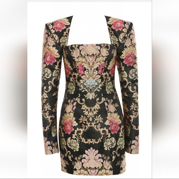 HOUSE OF CB 'Mona' Jacquard Boned Bustier Dress NWOT - Picture 5 of 15